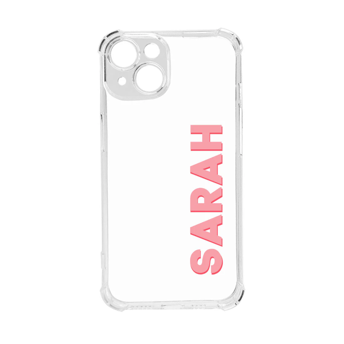 iPhone 13 Transparent Case Personalized TPU Clear Cover with Camera Protection - Image 2