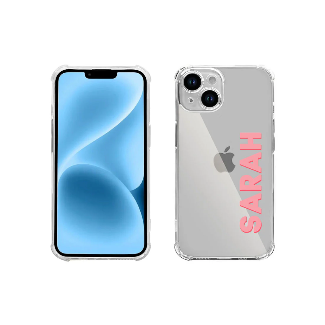 iPhone 13 Transparent Case Personalized TPU Clear Cover with Camera Protection - Image 3