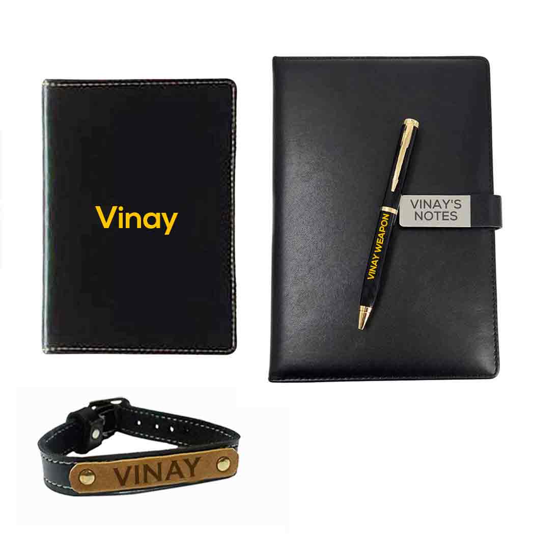 JD-Custom Gift Set with Personalized Diary Pen and Passport Cover Sleeve - Image 6