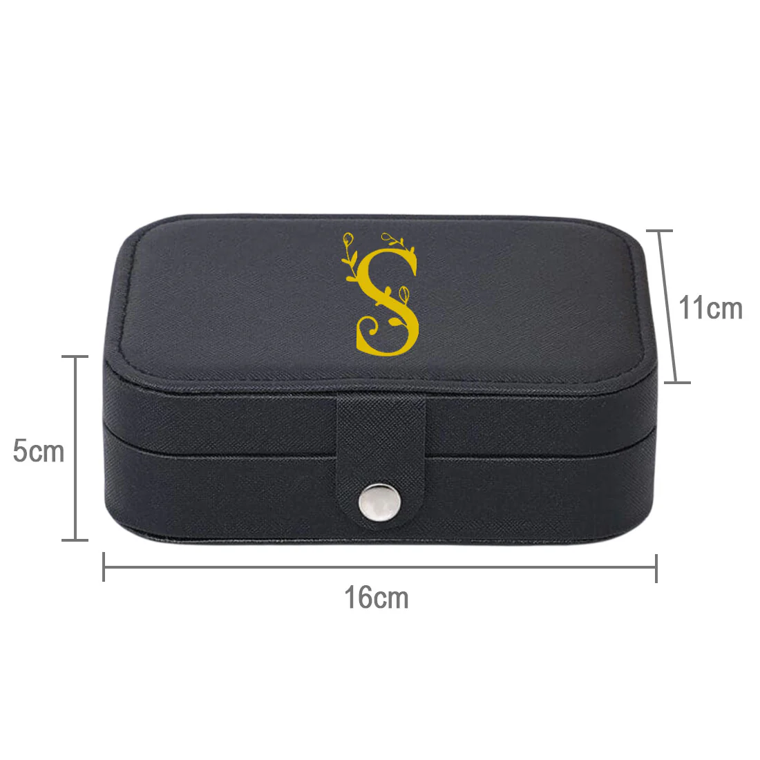 Personalized Jewellery Box for Gifting jewelry Case Earrings Pendant - Monogram - Image 10