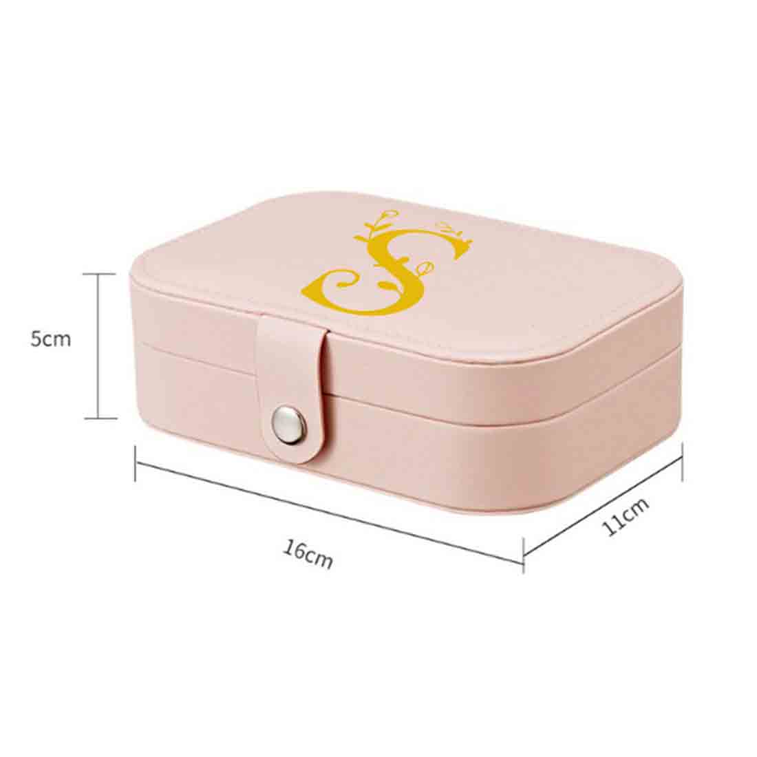Personalized Jewellery Box for Gifting jewelry Case Earrings Pendant - Monogram - Image 7