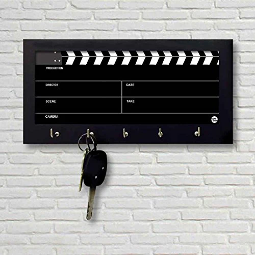 Home Key Holder for Wall With 5 Hooks - Filmy