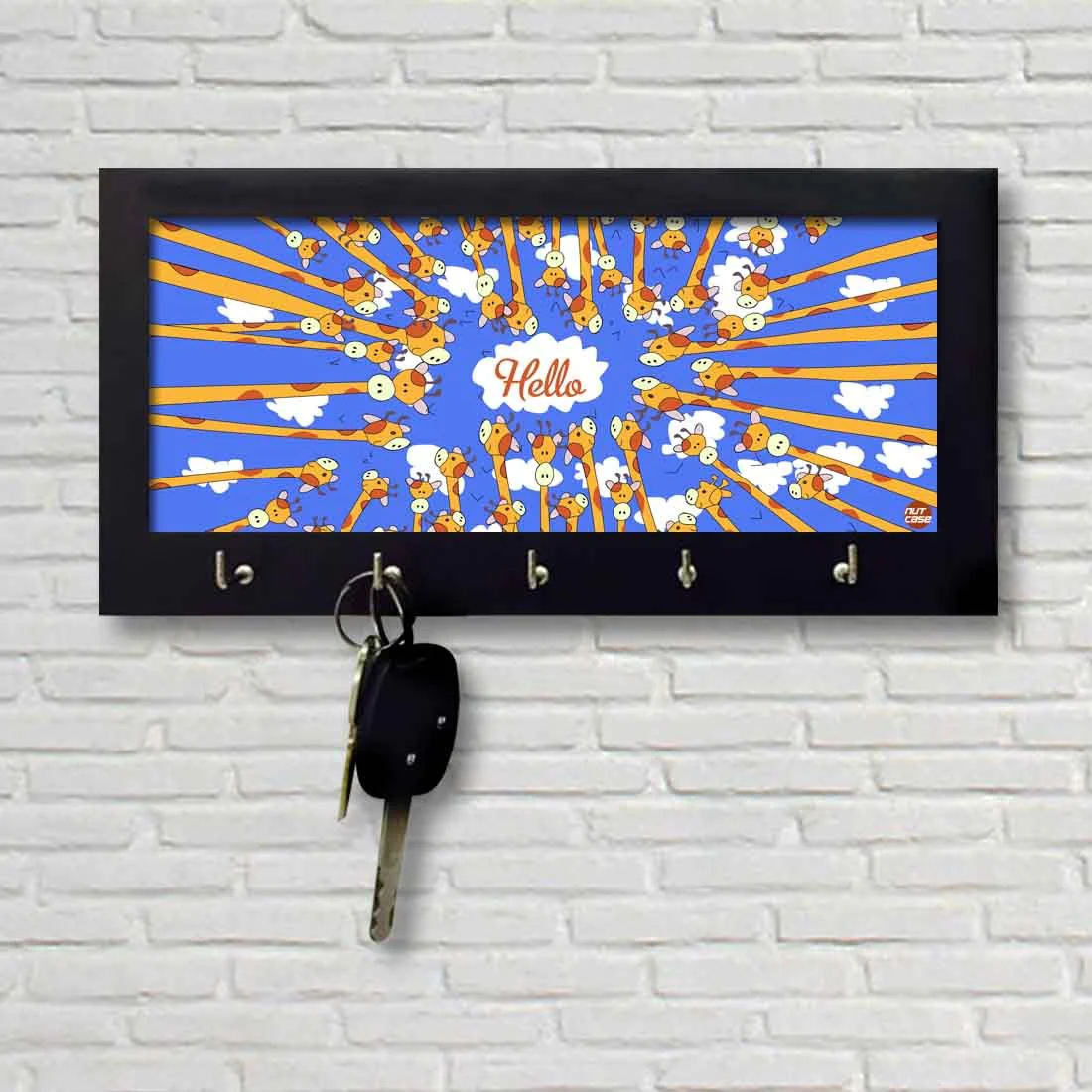 Key Holder Hanger For Wall - HELLO - Image 2