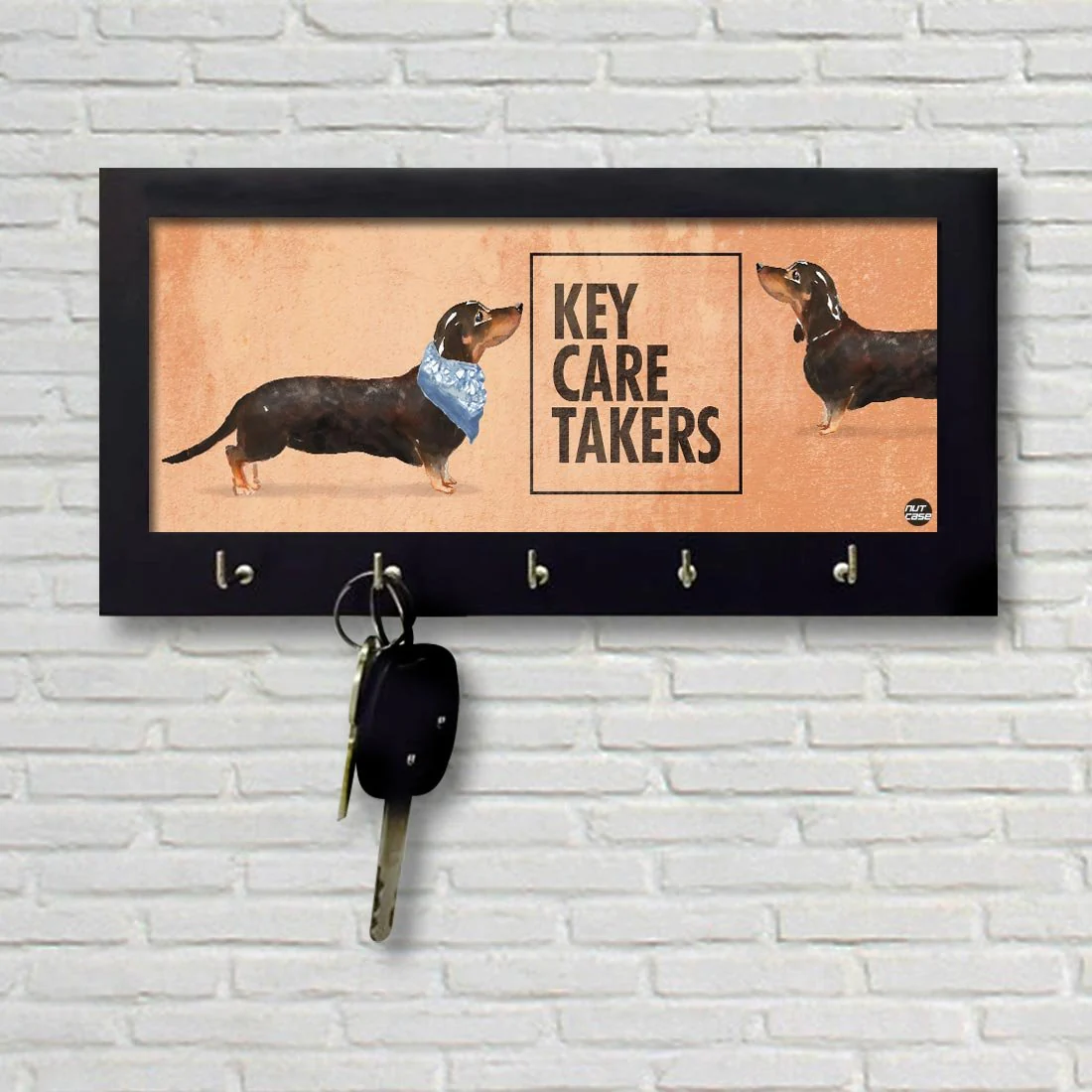 Wood Key Holder for Home Office Keys Stand - Key Care Taker - Image 2