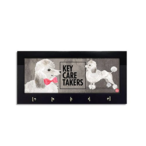 Key Holder Hanger For Wall - Cute White Dog - Image 2