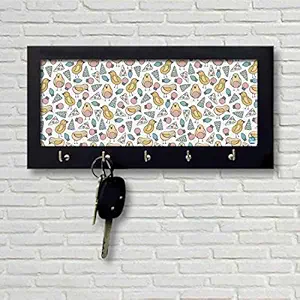 Key Holder Hanger For Wall -  BIRDS AND LEAVES - Image 2