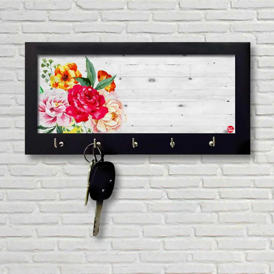 Key Holder Hanger For Wall - FLORAL