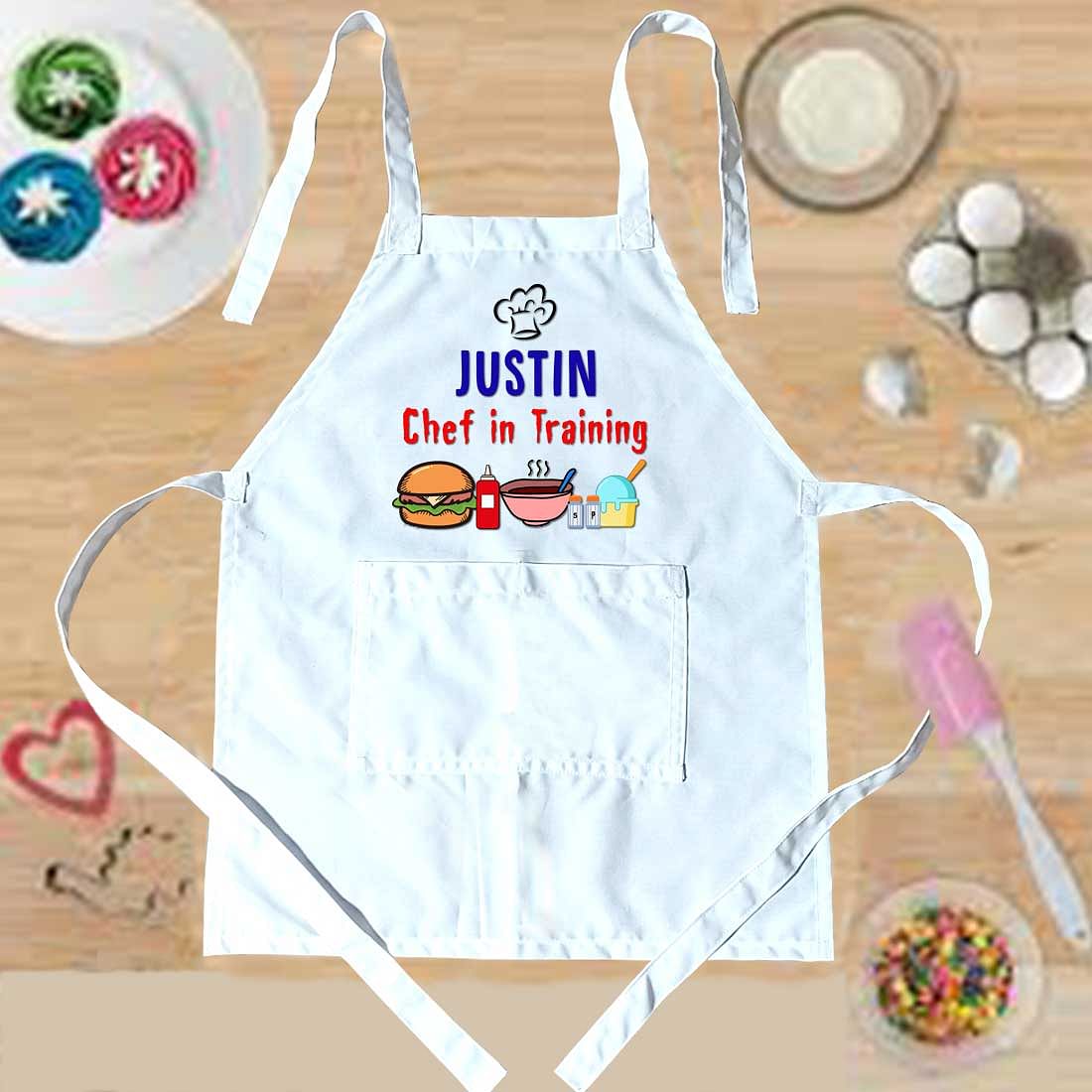 Customized Children Chef Apron - Chef in Training - Image 7