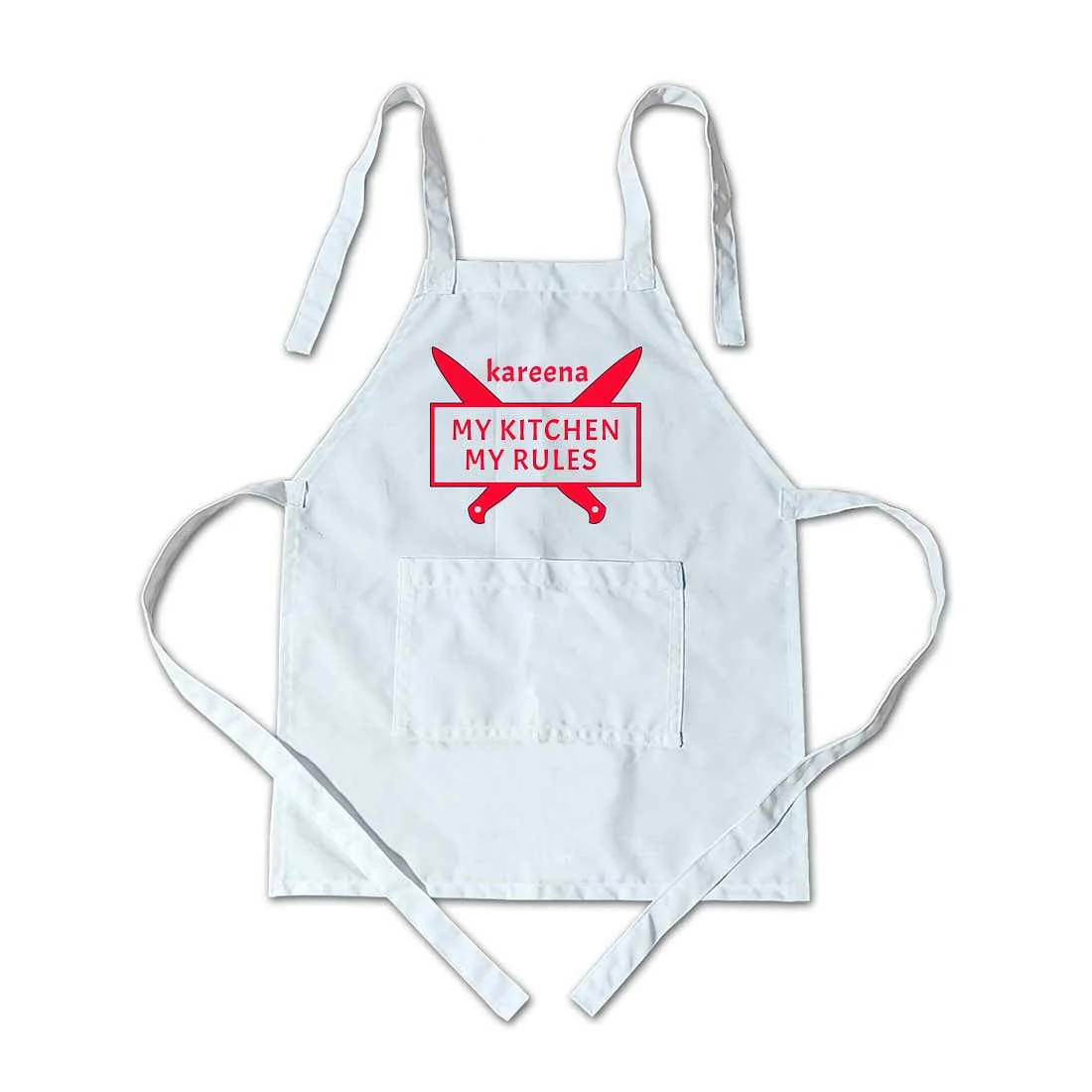 Girl Apron with Customised Name - My Kitchen My Rules - Image 8