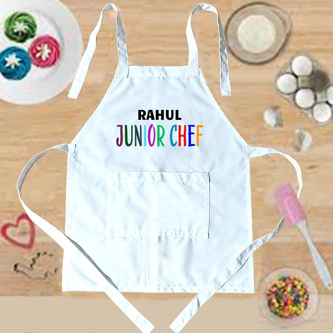 Customised Kids Junior Chef Apron with Name - Image 7