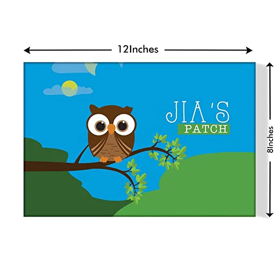 Door Name Plate for Children's Room - Owl - Image 2