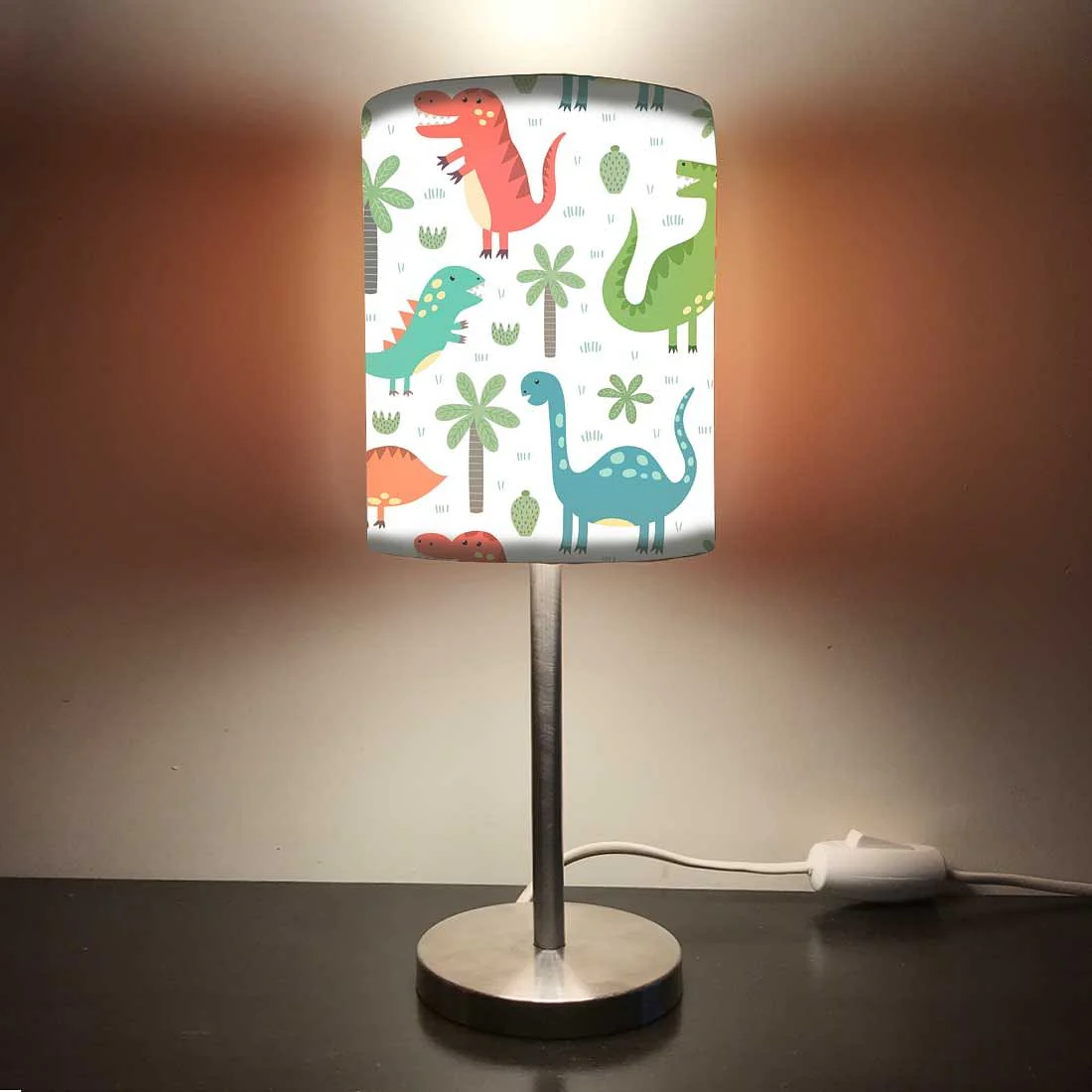 Cute Designer Kids Room Bedside Lamps - Dinosaurs - Image 2