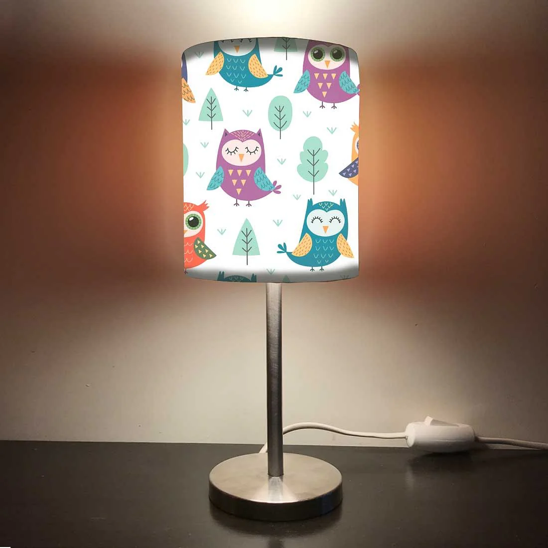 Nursery Night Light for Children Room - Love Owls 0009