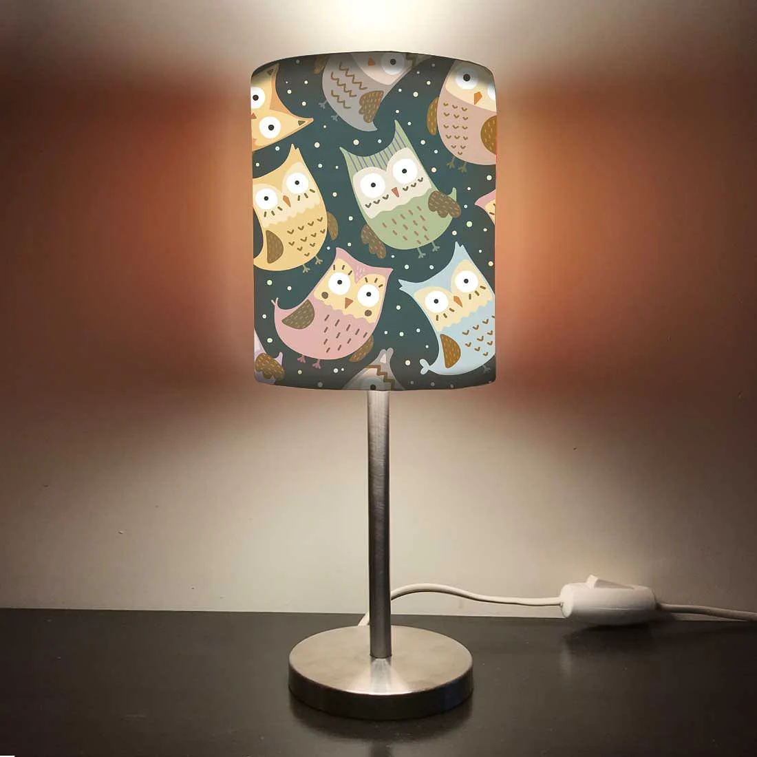 Awake Owl Mini Light Lamps for Kids Room - 0017
