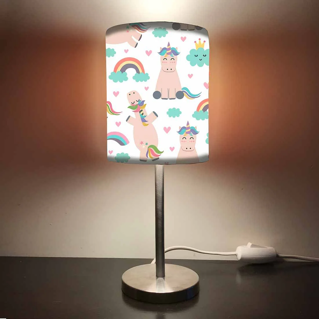 Kids Reading Lamps for Bedside Light - Unicorn Rainbow 0061