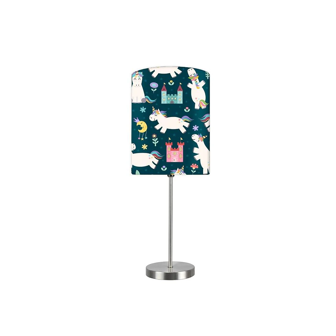 Small Nursery Lamps Kids Room Bedside - Castle Unicorn - Image 2