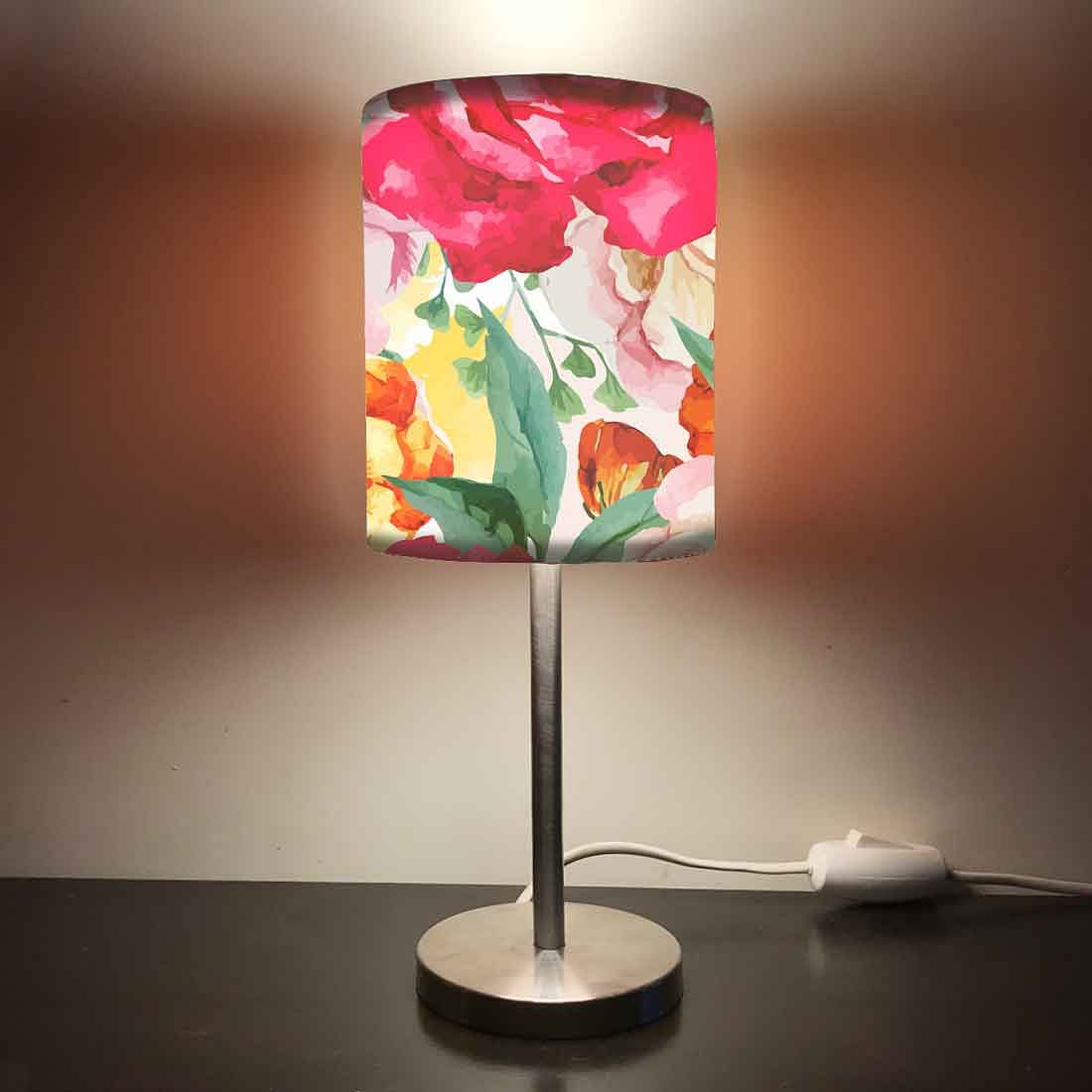Steel Children Room Bedside Lamp for Light - Flower
