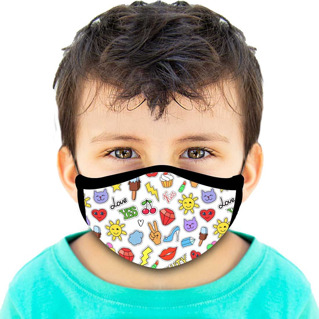 Kids Facemask - Set Of 2 - Cool icons