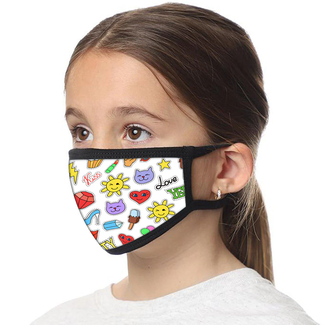 Kids Facemask - Set Of 2 - Cool icons - Image 2