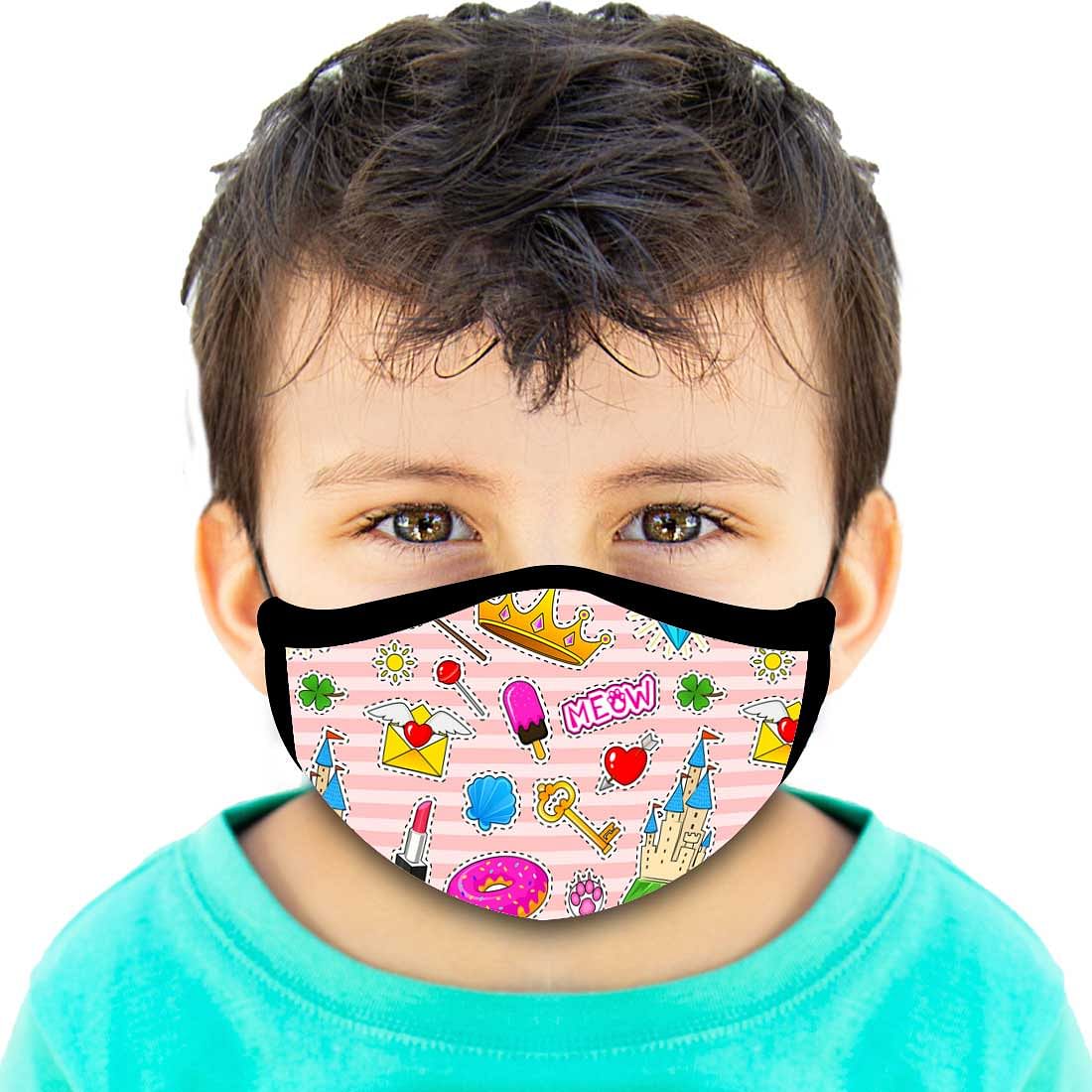 Kids Facemask - Set Of 2 - Fun Icons - Image 2