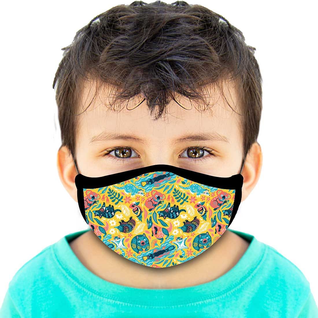 Kids Facemask - Set Of 2 - Tasmanian Jungle