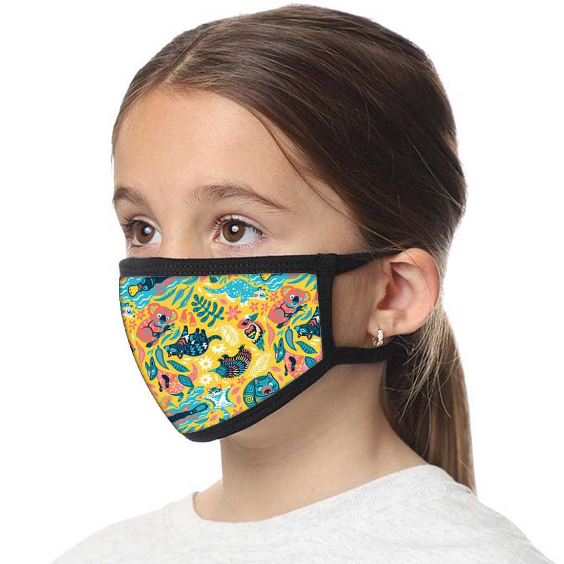 Kids Facemask - Set Of 2 - Tasmanian Jungle - Image 2