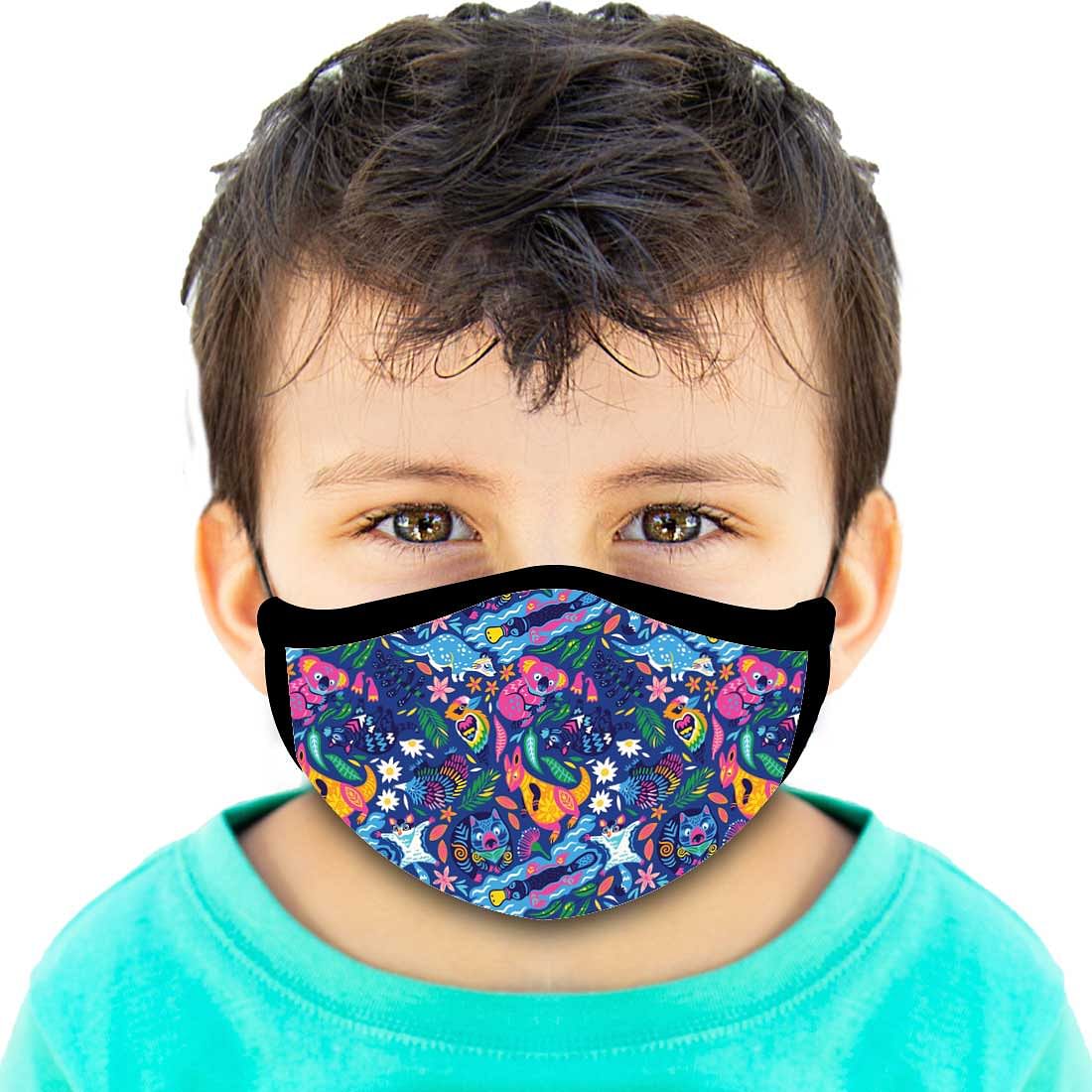 Kids Facemask - Set Of 2 - Tasmanian Night
