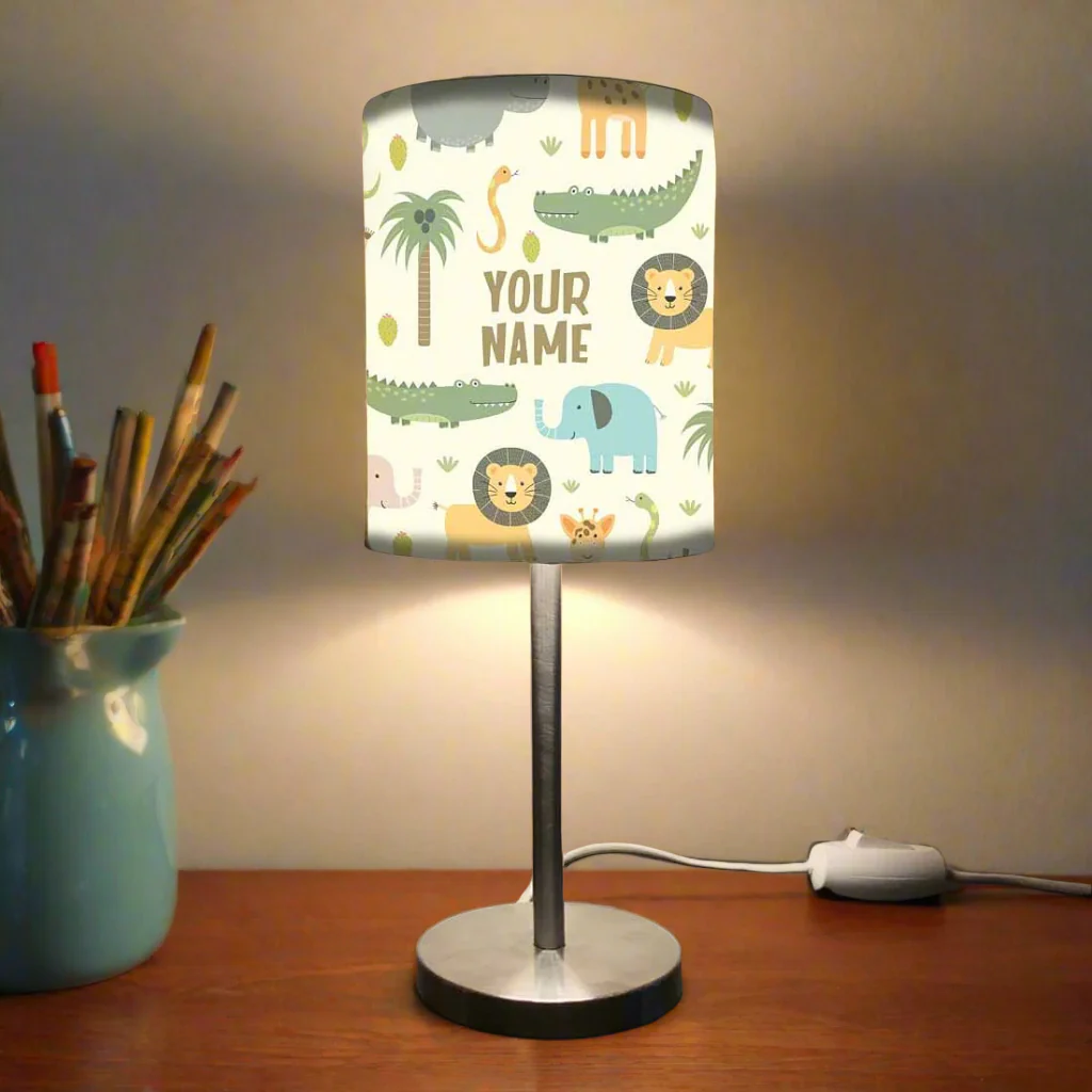 Customized Kids Lamp for Bedroom-Mini Stainless Steel Lamp with 3w LED Bulb - Image 4