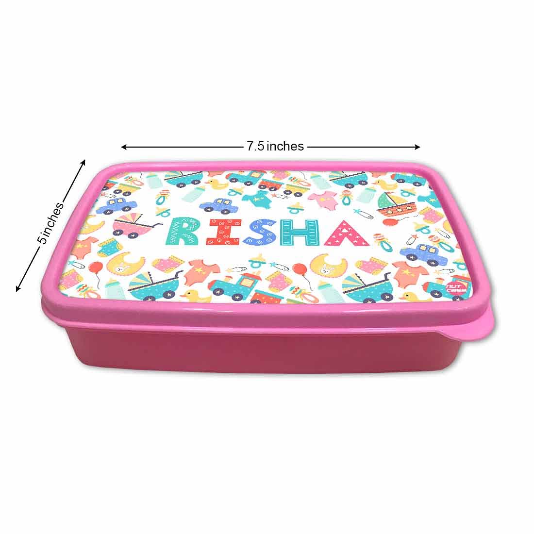 Personalized Snack Box for Kids Plastic Lunch Box for Girls -Kids Toy - Image 5