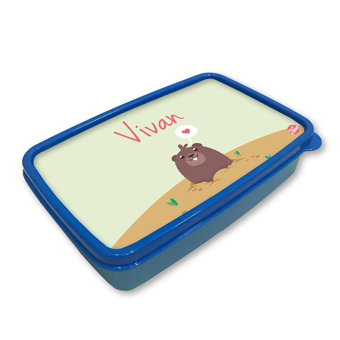 Personalized Snack Box for Kids Plastic Lunch Box for Boys -Bear - Image 2