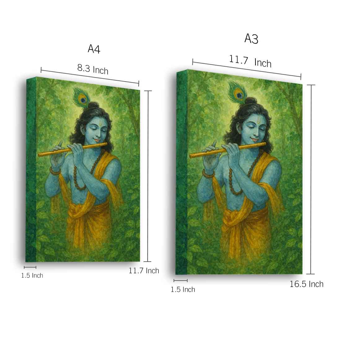 Krishna Photo Frame with LED – Premium Lighting Wall Frame with Divine Glow for Home & Office Décor - Image 6