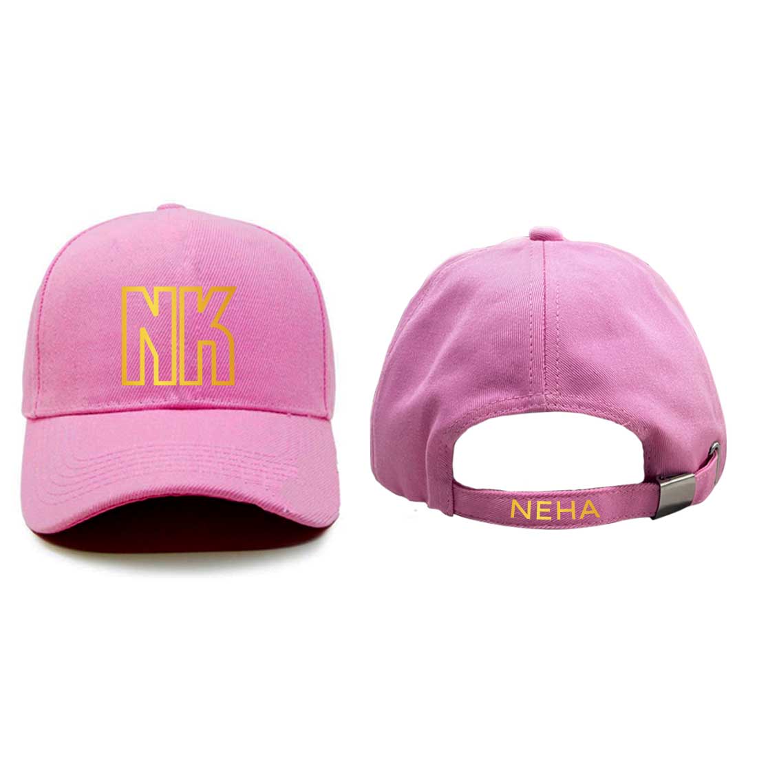 Ladies Cap - Pink Baseball Cap for Women - Name - Image 4