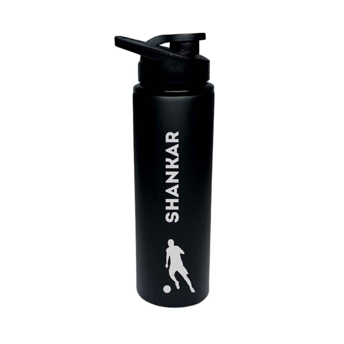 Custom Engraved Water Bottles Stainless Steel for Sports School - Football - Image 6