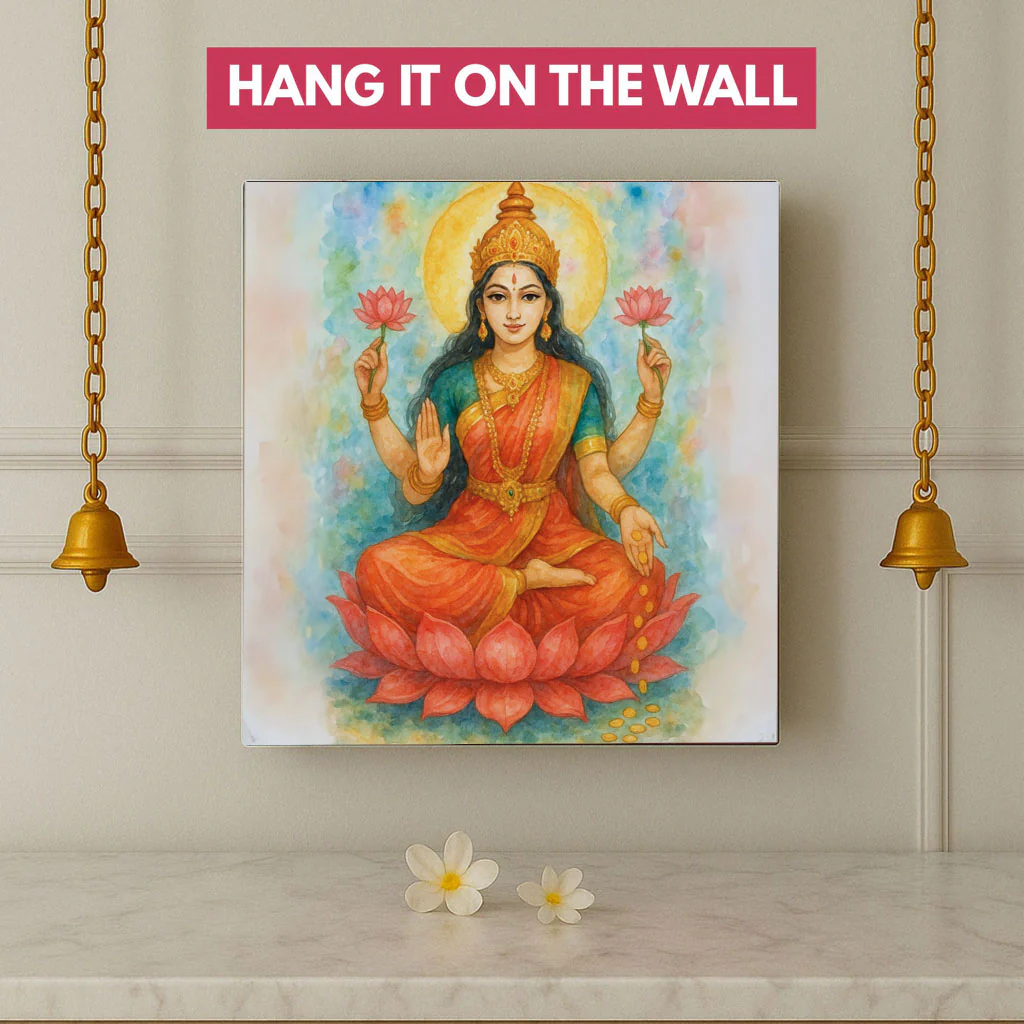 Laxmi Light Lamp for Home Temple – Divine Table Lamp & Wall Décor Lighting - Image 5