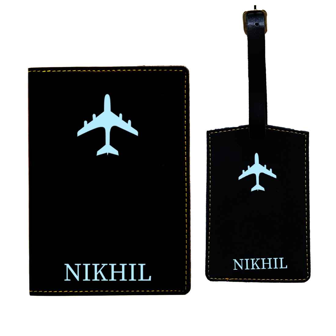 Leather Passport Holder Personalized with Name Cover for Passports - ADD NAME - Image 16