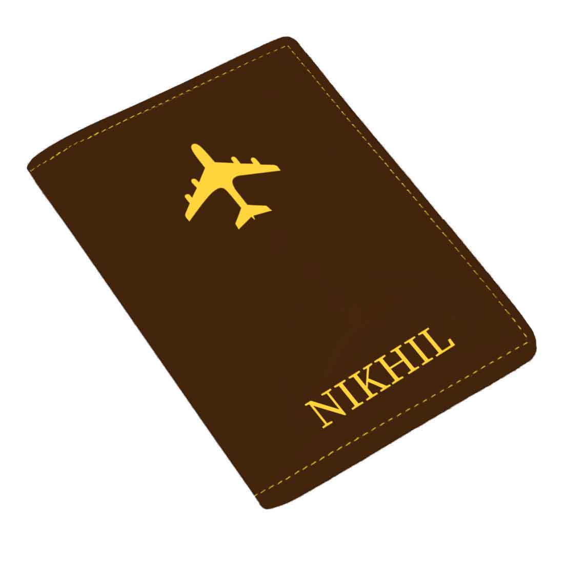 Leather Passport Holder Personalized with Name Cover for Passports - ADD NAME - Image 23