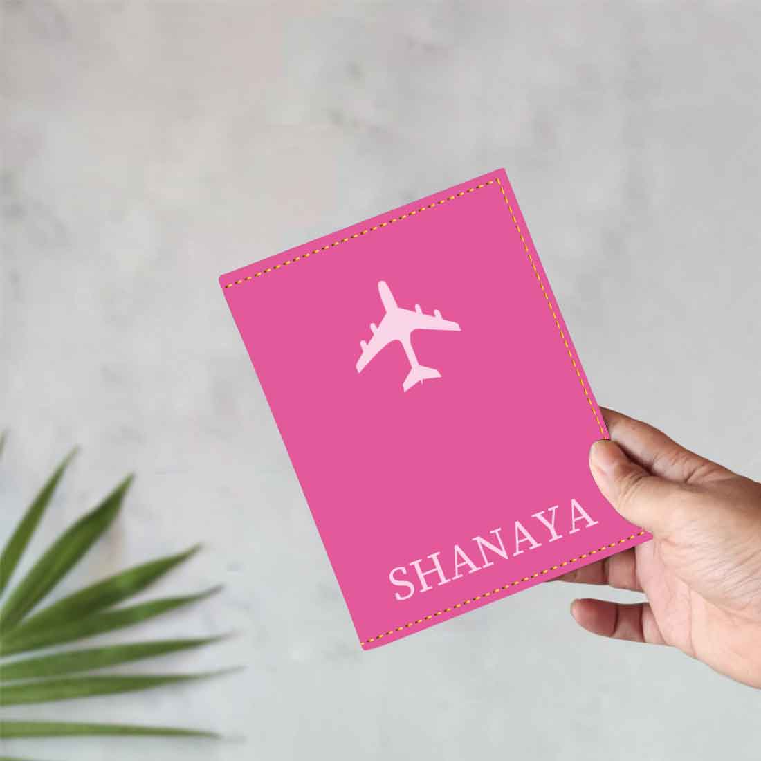 Leather Passport Holder Personalized with Name Cover for Passports - ADD NAME - Image 33