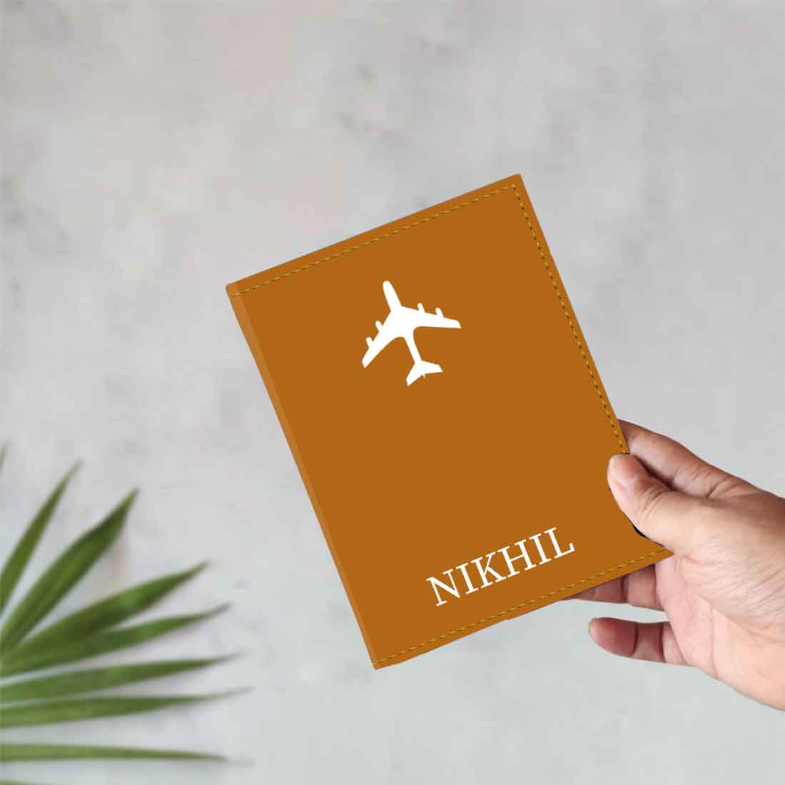 Leather Passport Holder Personalized with Name Cover for Passports - ADD NAME - Image 37