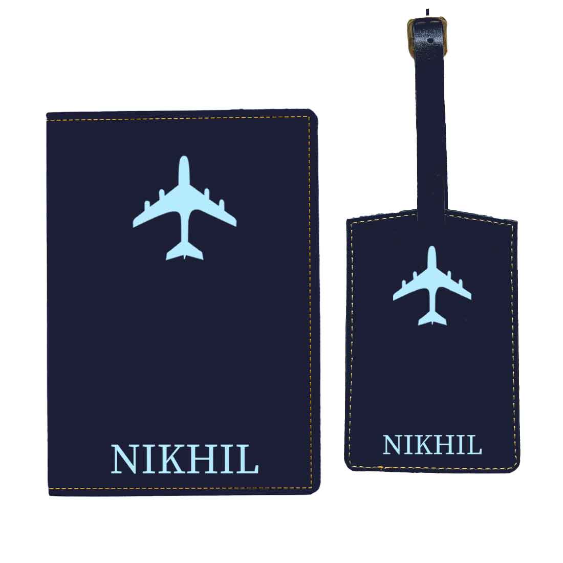 Leather Passport Holder Personalized with Name Cover for Passports - ADD NAME - Image 4