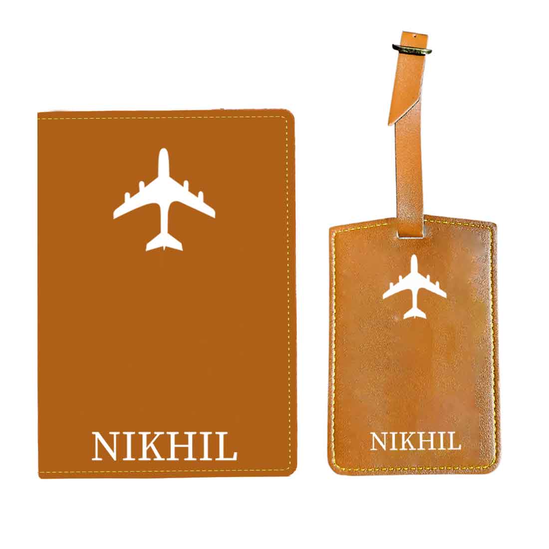 Leather Passport Holder Personalized with Name Cover for Passports - ADD NAME - Image 42