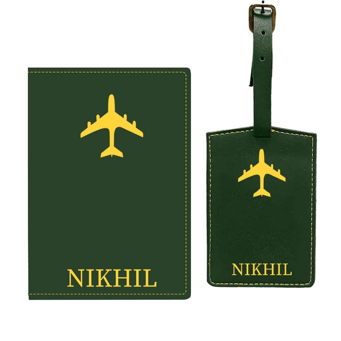 Leather Passport Holder Personalized with Name Cover for Passports - ADD NAME - Image 8