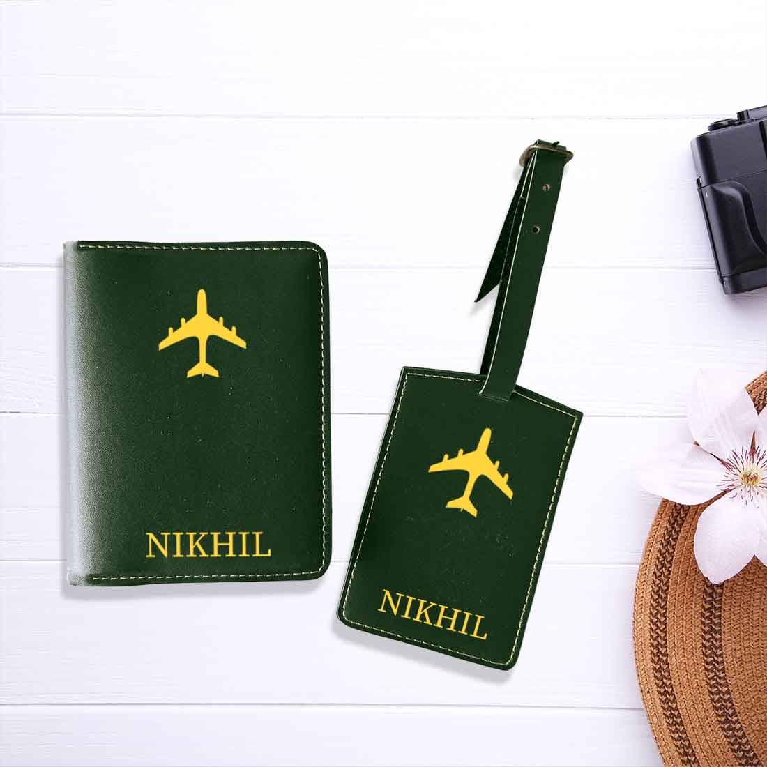 Leather Passport Holder Personalized with Name Cover for Passports - ADD NAME - Image 9