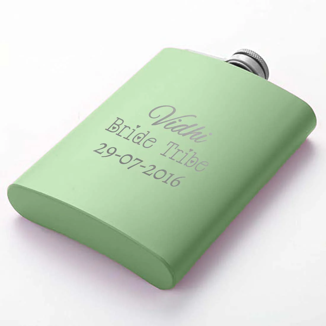 Liquor Flask for Women Custom Bride Gift 8OZ Stainless Steel Pink Hip Flask - Image 4