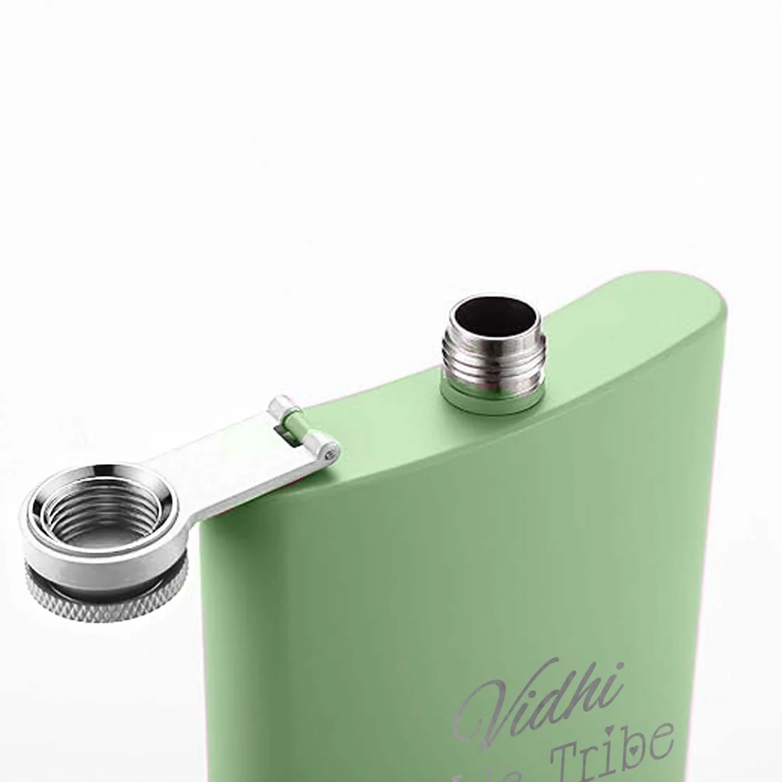 Liquor Flask for Women Custom Bride Gift 8OZ Stainless Steel Pink Hip Flask - Image 8