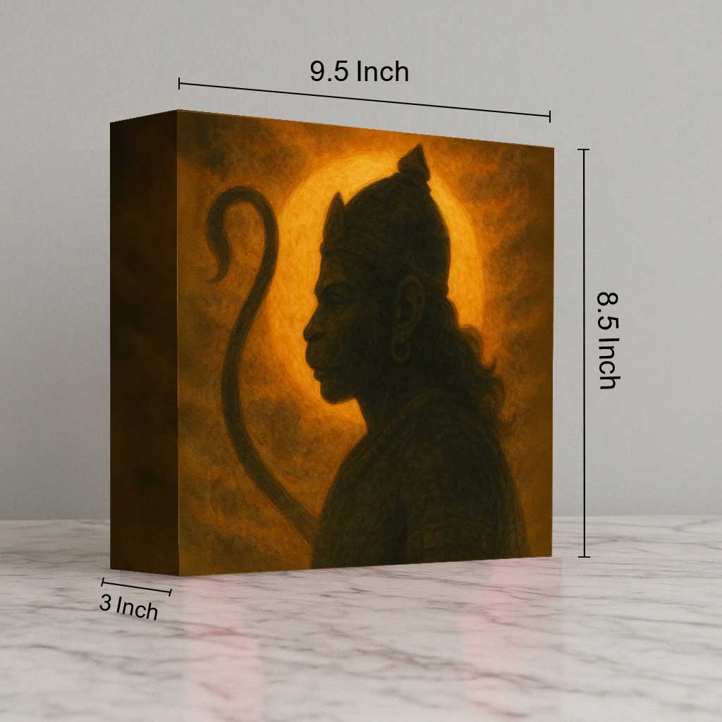 Lord Hanuman Lamp – LED Decorative Light for Home Temple & Gifting - Image 5