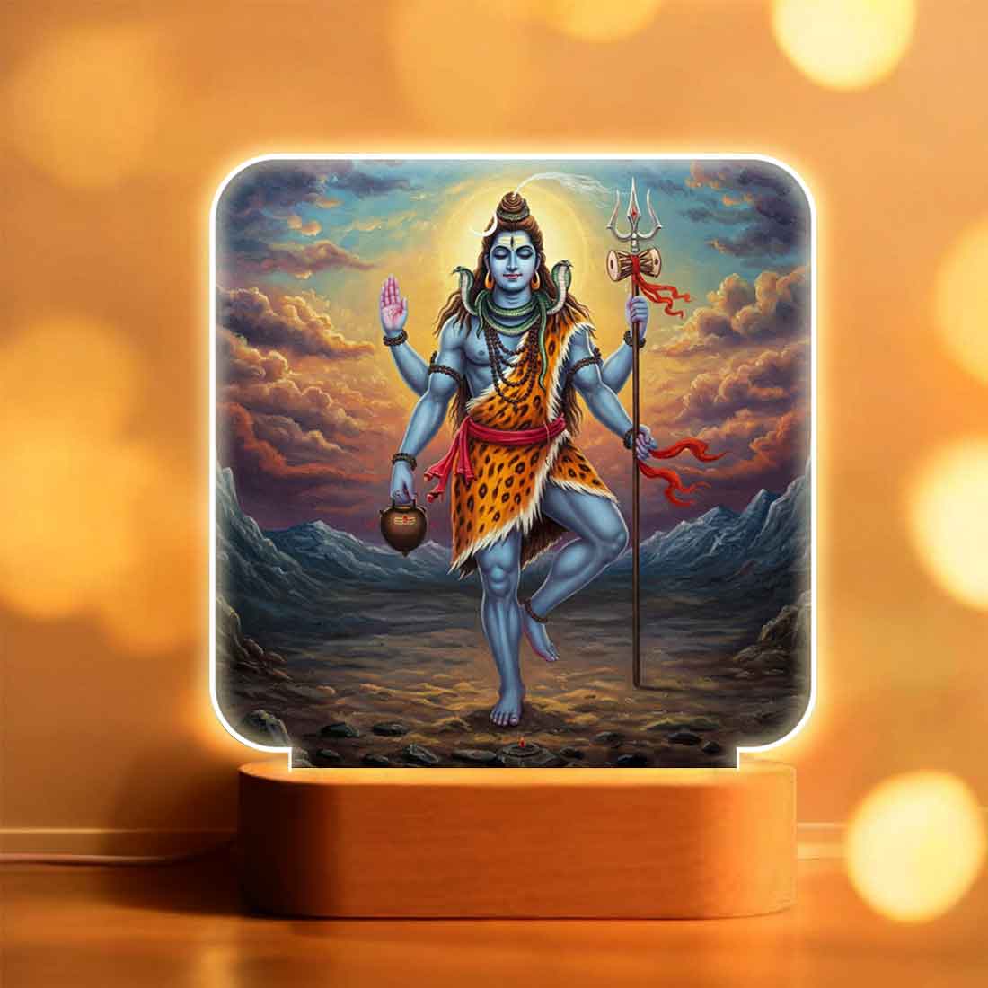 Lord Shiva Lamp for Home – Soft Warm Light for Peaceful Ambience & Decor - Image 2