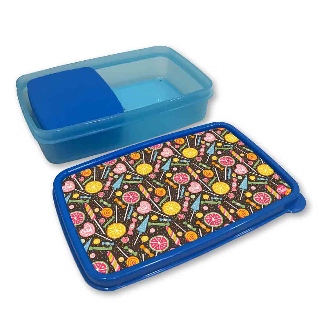 Plastic Designer Storage Box for Snacks School Boys - Candy - Image 3