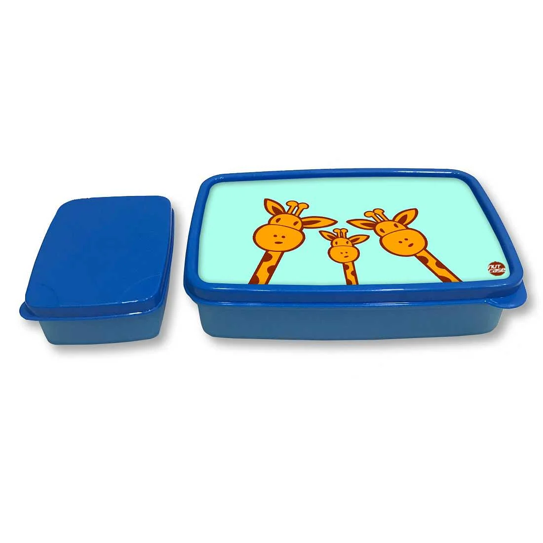 Small Plastic Snack Box for Kids to School Boys - Giraffe - Image 4