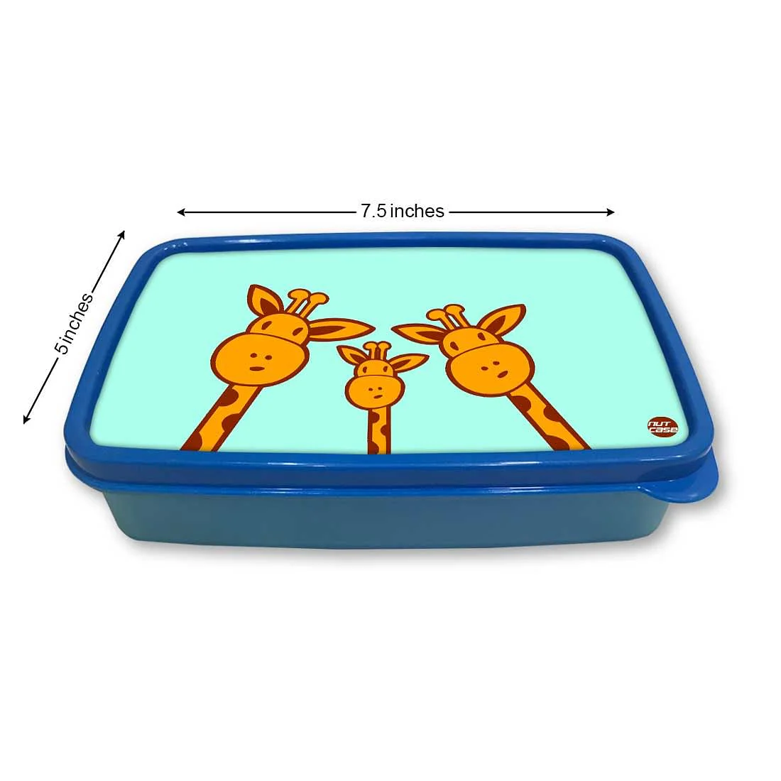 Small Plastic Snack Box for Kids to School Boys - Giraffe - Image 5