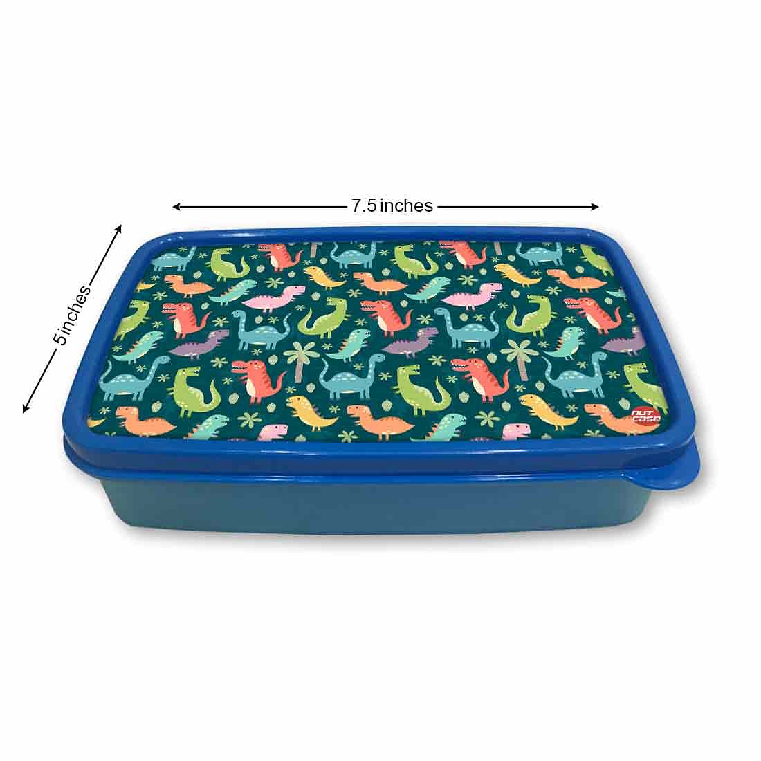 Designer Tiffin Box for Kids School Lunch Box Containers - Small Dinosaur - Image 5